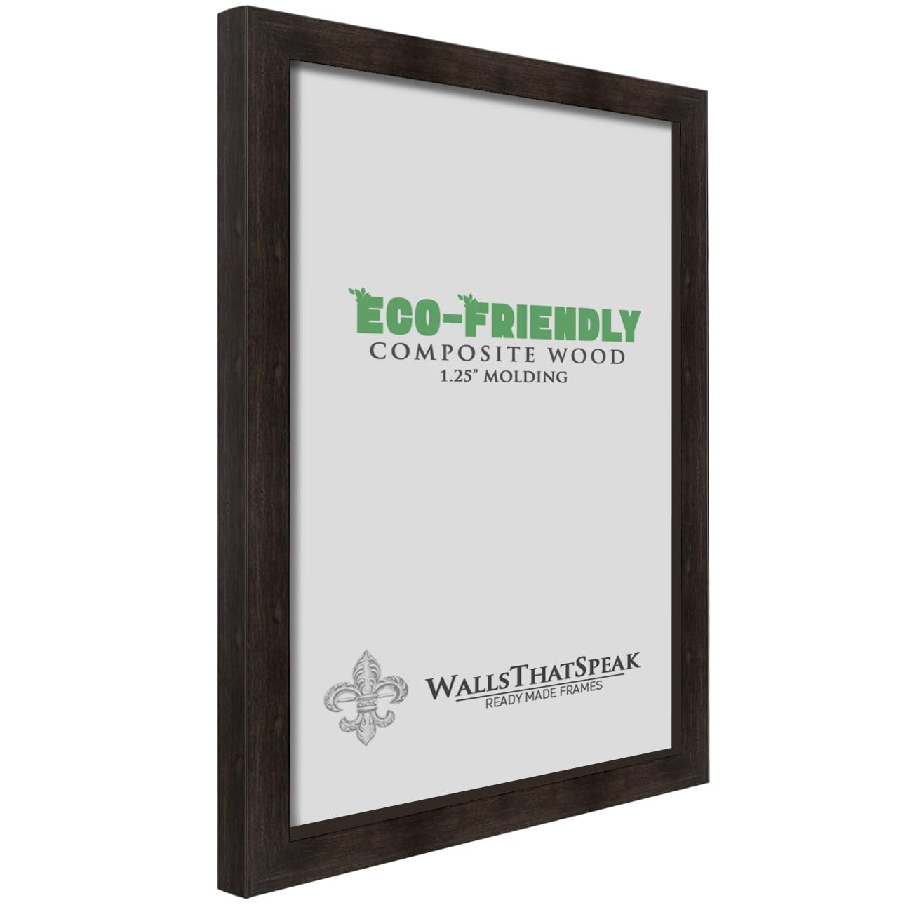 wallsthatspeak 18x30 Espresso Brown Picture Frame for Puzzles Posters Photos or Artwork, Set of 4