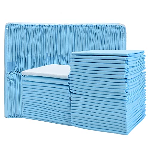 Image of Timoo 100 PCS Disposable Changing Pad Leak-Proof Underpad Bed Table Protector Mat, Soft Non-Woven Fabric, 17 Inches x 13 Inches