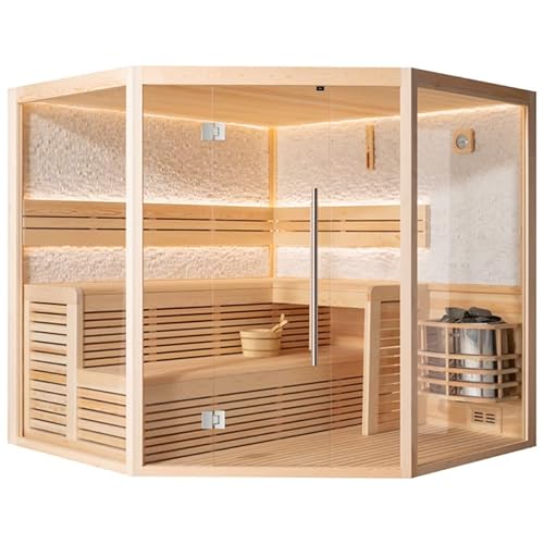 AWT AQART WATER TECHNOLOGY Sauna E1816A Pinienholz/ 220×220/ 9kW Vega