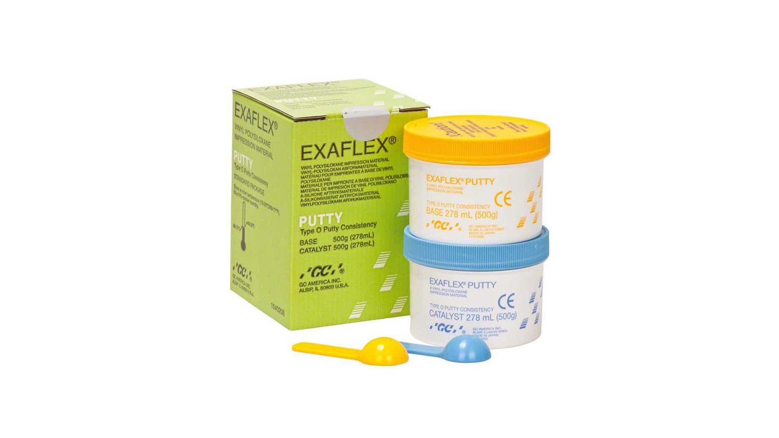 GC 138885 EXAFLEX VPS Impression Material Putty Base & Catalyst Regular Set 5/Pk