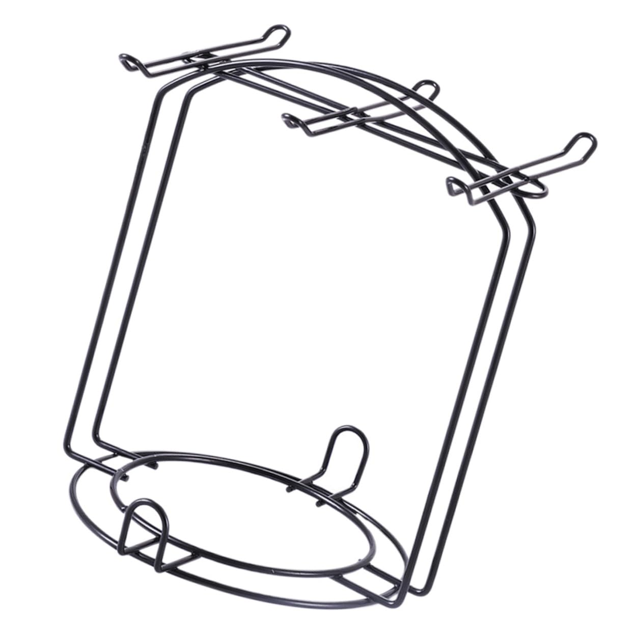 HOOTNEE 1 PC Practical Home Cup Shelf Black Cup Draining Rack Stable Design for Kitchen Use Multipurpose Holder