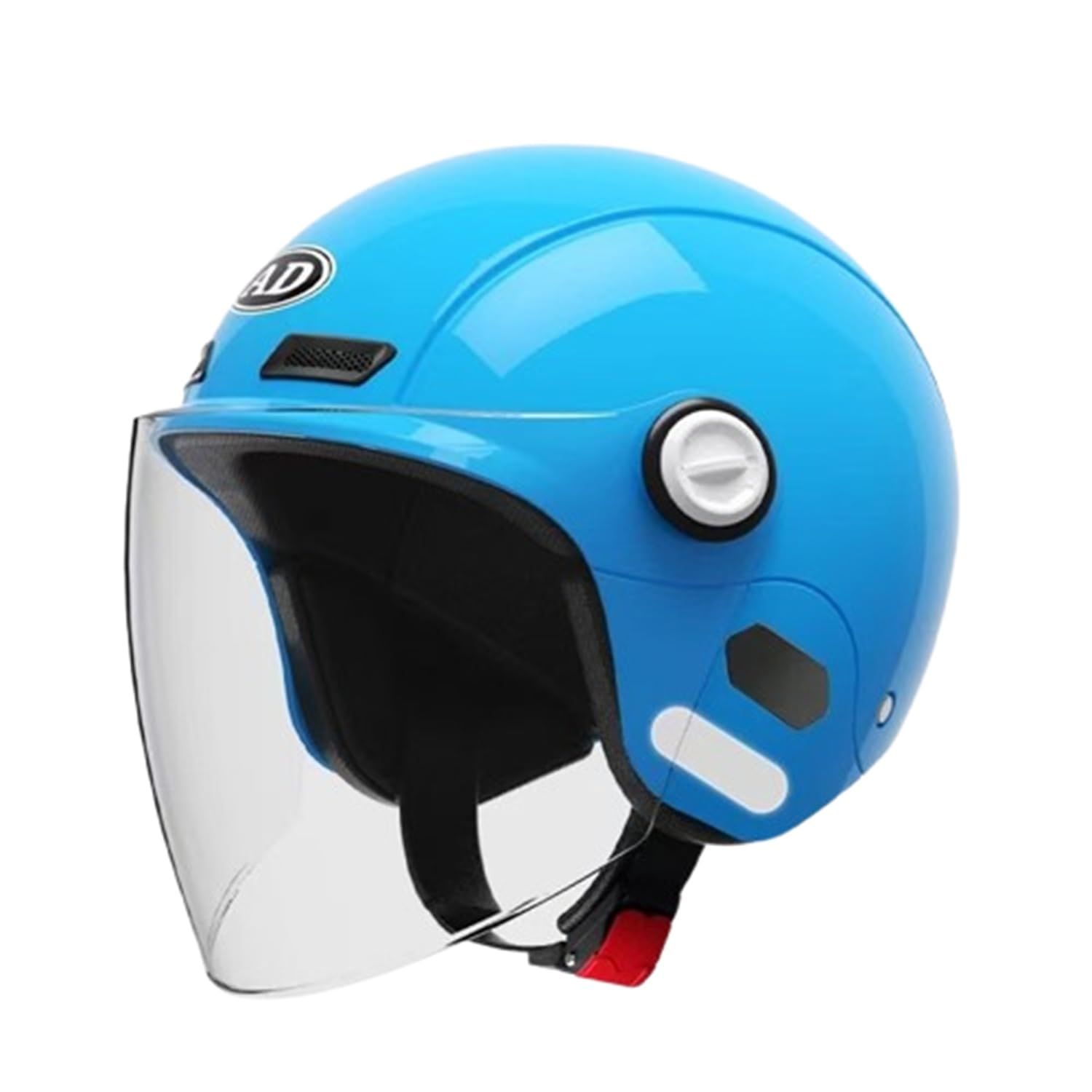 Motorcycle Cute Open Face Half Helmet DOT Approved Motocross 3/4 Riding Helmet Outdoor Sports ABS Shell Helmet Cruiser Scooter Chopper ATV Moped Fashion Helmet for Men Women C1 Medium(58-60CM)