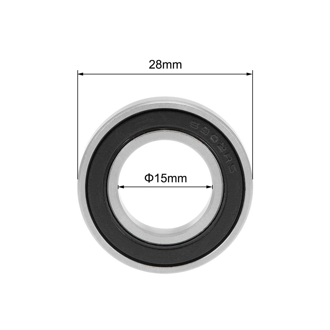 Acier Carbone Z2 ABEC1 Sourcing Map Roulement à Billes Gorge Profonde Z2 1 2 Quot X 707805
