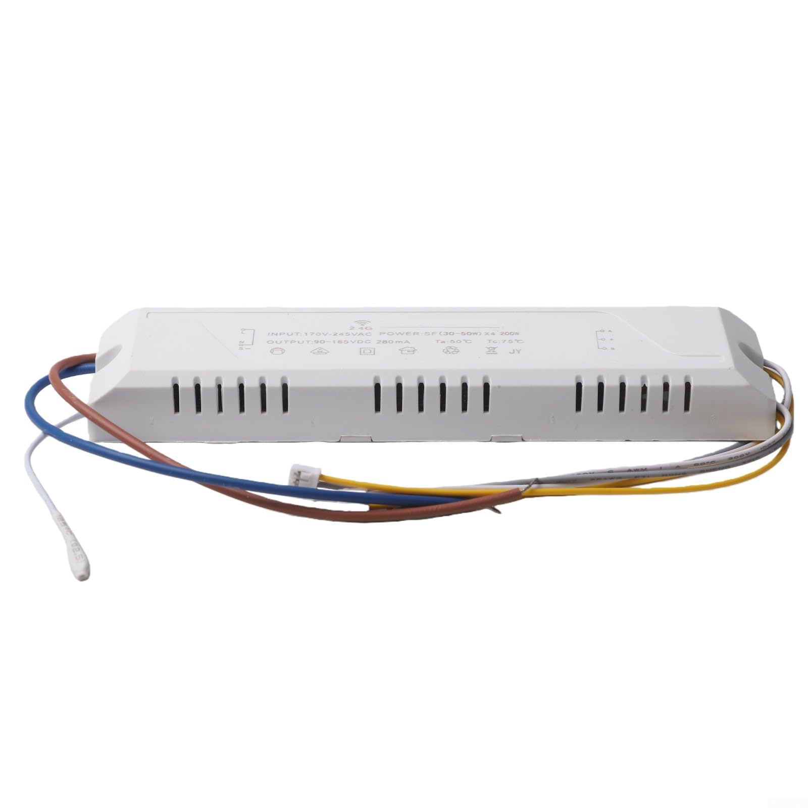 Intelligent 2.4g Led Driver Featuring App And Remote Control For Smooth Dimming Ac175-265v Input Dc140-210v Output Constant Current Supply For Residential Lights((30-50) X4 200W)