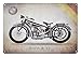K&H Motorcycle Retro Metal Tin Sign Posters Wall Decor 12X8-Inch (BMW R32)