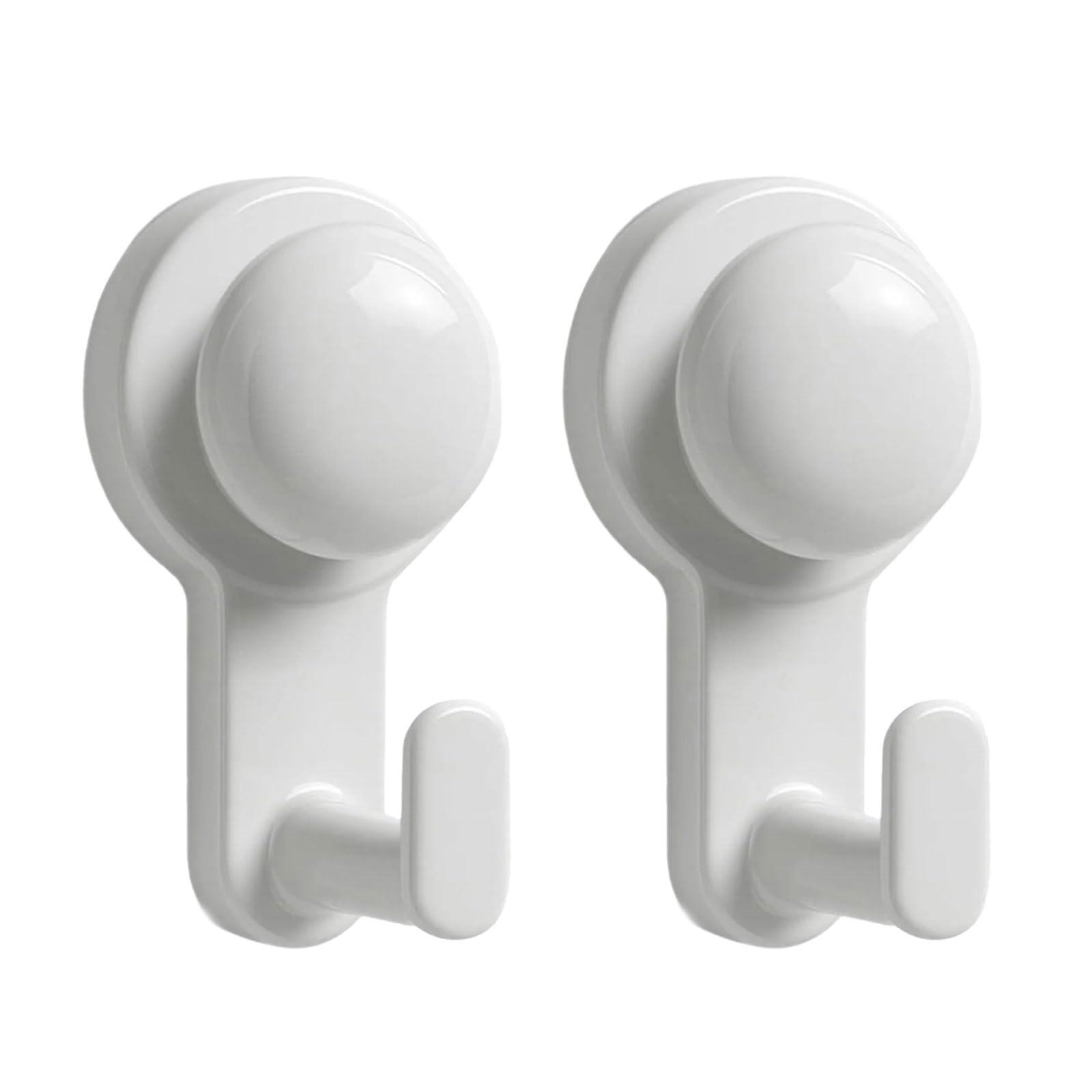 Tsophreniq Strong Vacuum Suction Hook Stainless Steel Bathroom Accessories Rusts Resistant for Wet Environment Metal Suction for