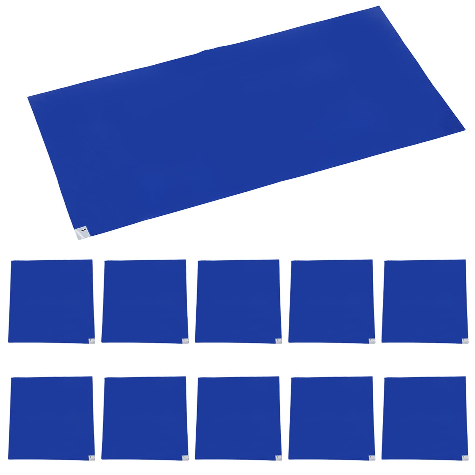 Fafeicy 10 partes y 30 capas Alfombrilla adhesiva para sala limpia, 18 x 36 pulgadas almohadilla adhesiva de limpieza altamente viscosa y antiestática, para fábricas de electrónica, laboratorios