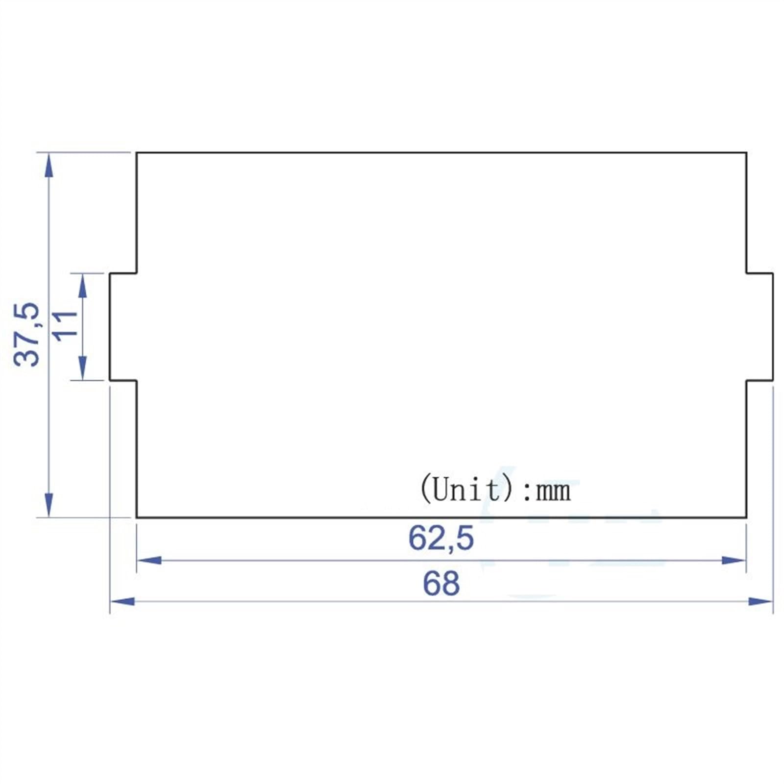 D85 Misuratore di Tensione Digitale AC 50-500V Display LCD Voltmetro AC Misuratore di Tensione a Due Fili Misuratore di Pannello Voltmetro Mini Monitor di Tensione