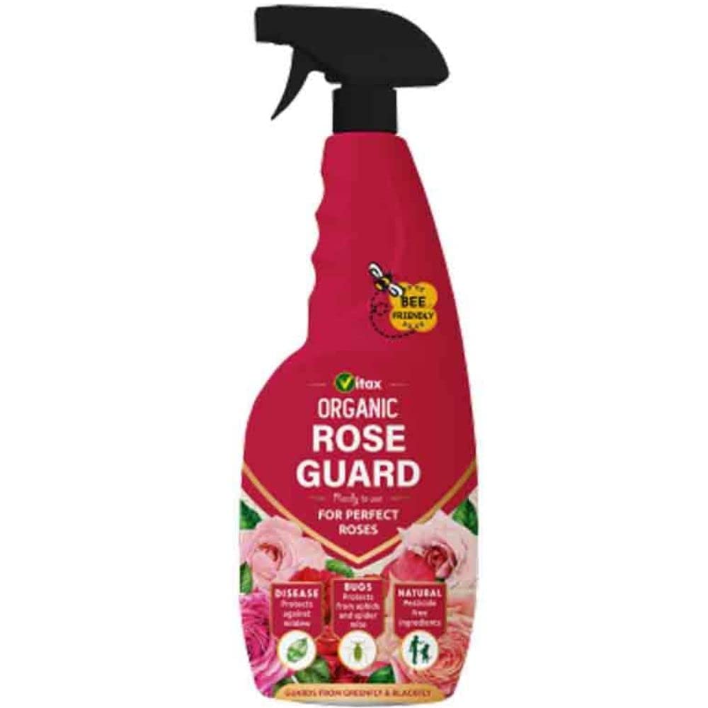 Vitax Organic Rose Guard Ready to Use Spray, Protection from Aphids, Powdery Mildew and other Leaf Diseases, 750ML