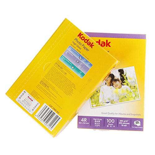 Kodak 200GSM 4X6 Inkjet Paper 100 Sheets Officery
