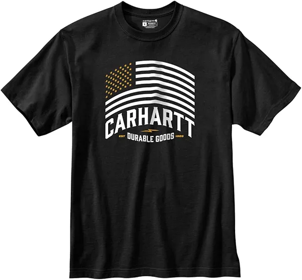 Carhartt Men's Relaxed Fit Midweight ShortSleeve Flag Graphic TShirt