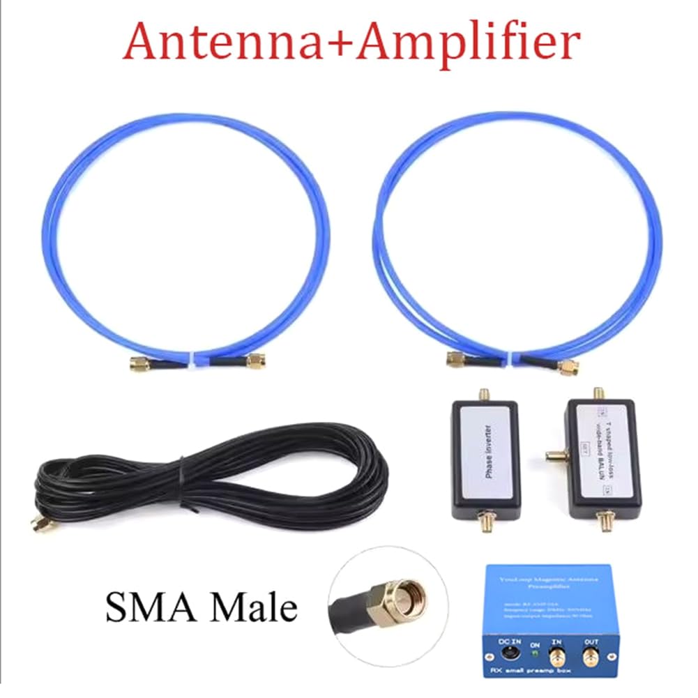 Tragbarer 250 MW Passiver Magnetischer Audio-Antennenverstärker mit Geringem Verlust und Großer Reichweite, Magnetisch Gekoppelter YouLoop-Antennenverstärker SMA