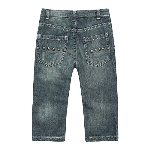 Richie House Girls' Classic Denim Pants Size 9/12M-5 RH19263