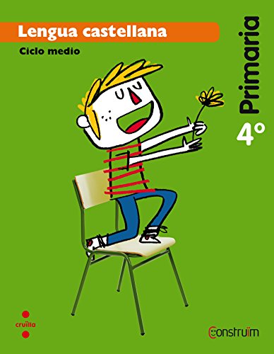 Portada de Lengua Castellana. Construïm Ed 2015 4º Educacion Primaria