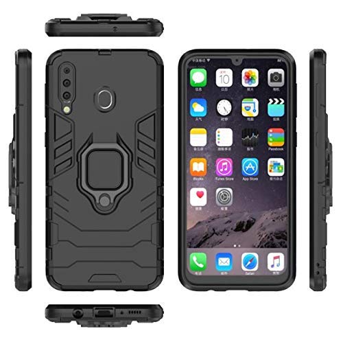 zivite Hybrid Armor Shockproof Soft TPU and Hard PC Back Cover Case with Ring Holder for Samsung Galaxy M30 - Armor Black (B07T75LQFC) Amazon Price History, Amazon Price Tracker