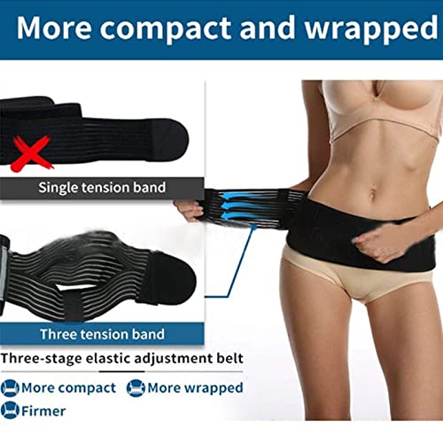 Corrector de espalda y pelvis transpirable cinturón sacroilíaco para soporte de cadera 2