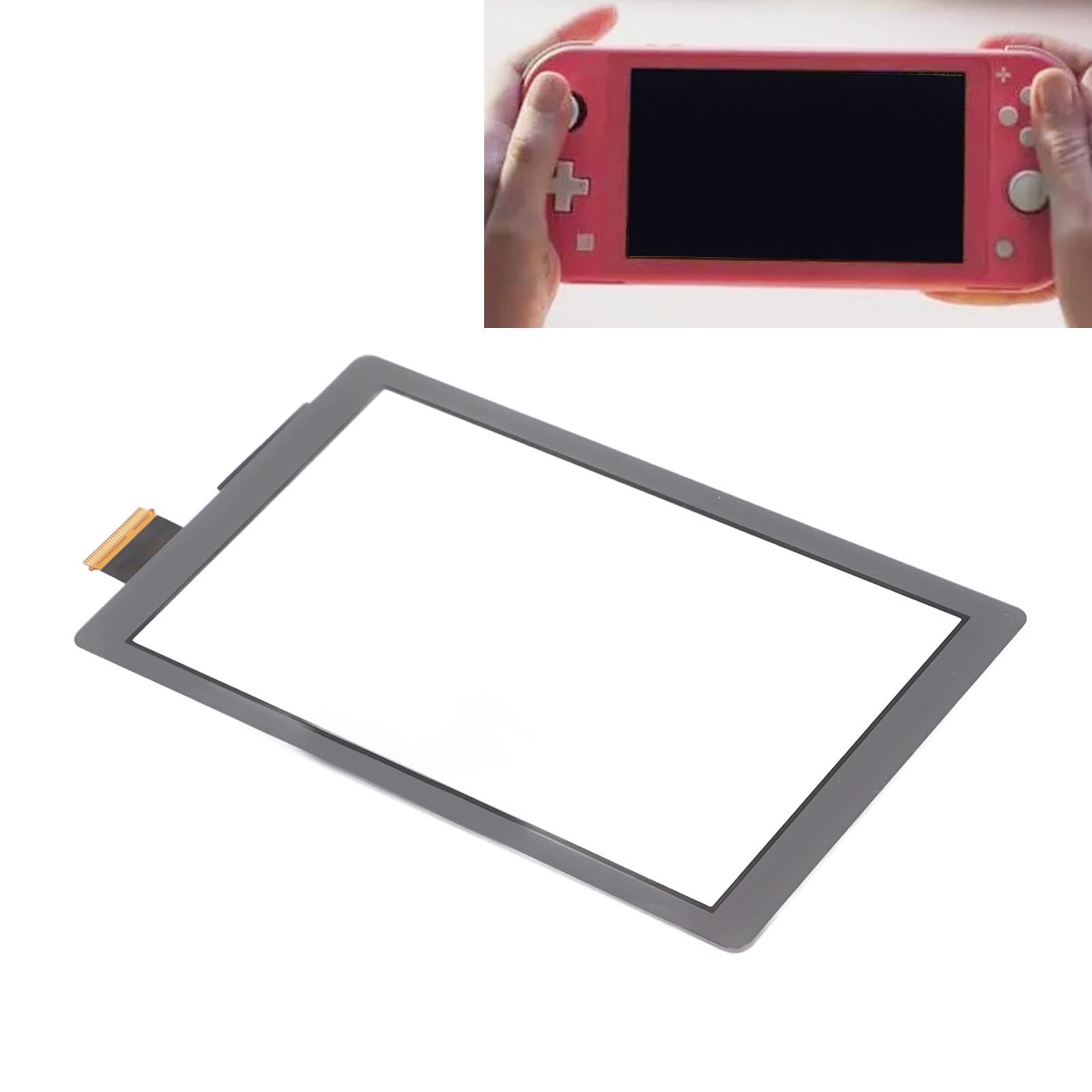 Touchscreen Digitizer Glas Ersatz für Switch Lite, Touch Panel Digitizer Reparatur Bildschirmglas Kompatibel mit Switch Lite Konsole