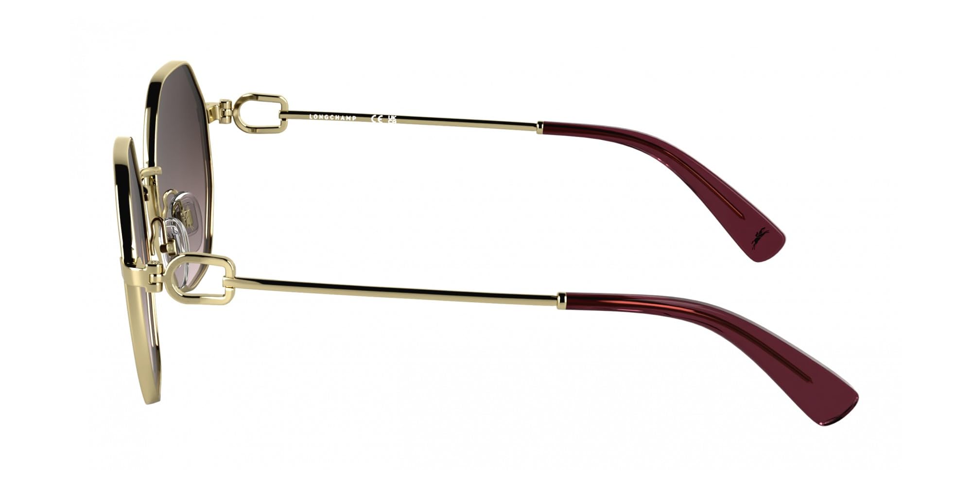 LONGCHAMP Okulary przeciwsłoneczne LO179S N 724 GOLD/GRADIENT BROWN ROSE 52/20/140 damskie