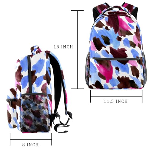 Sac à dos scolaire multicolore confortable pour collège et travail