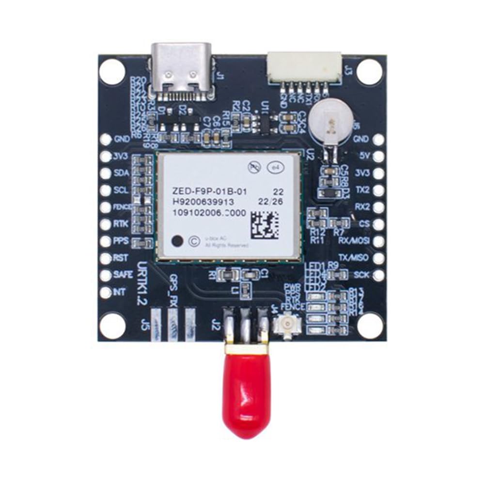 ZED-F9P RTK - Módulo GPS RTK de posicionamiento diferencial de alto de centímetros GNSS para piloto automático de drones