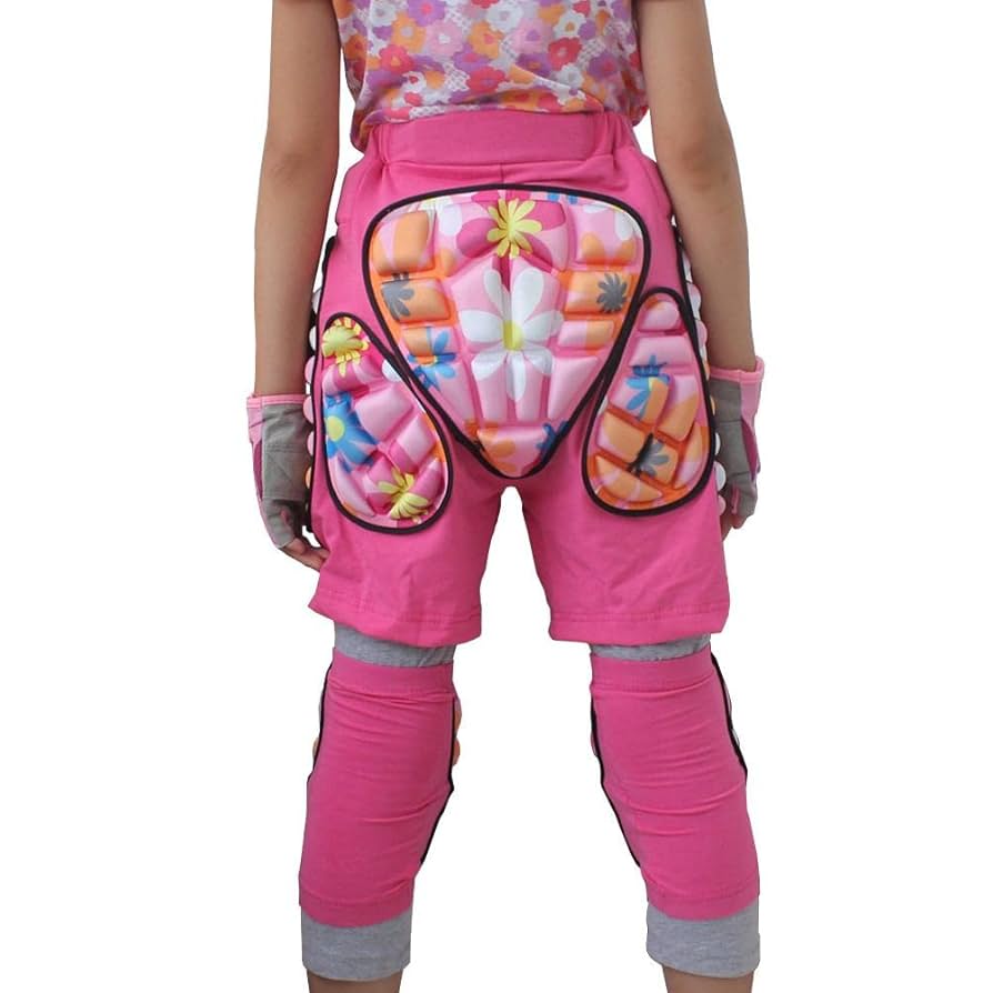 Kids Butt & Hip Padded Shorts For Skating,Youth Hip Protection Pads