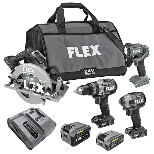 FLEX 4-Tool Stacked Lithium Kit