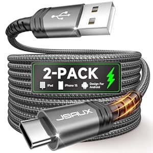 Jsaux 1921 USB-C Schnellladekabel 2er-Pack