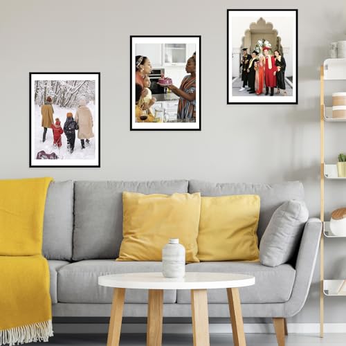 Image of JCJMY 19.7x27.6 Puzzles Frame for 50x70 cm Puzzle Poster Photo Picture, Display 18x24 with Mat or 19.7 x 27.6 without, Wall Hanging 19.7 by 27.6 inch 1000 Pieces Puzzles Frame, Black
