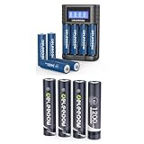 Deleepow AA Rechargeable Batteries 3400mWh 1.5V Lithium Batteries AA Rechargeable and Rechargeable A