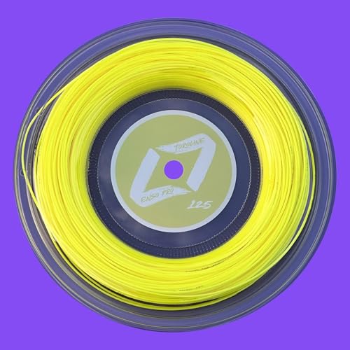 Toroline Enso Pro 16L Gauge 1.25mm Tennis String Mini Reel Neon Yellow