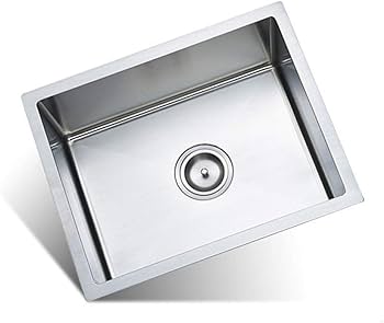 Amazon | キッチン用流し台（蛇口なし）台所の流し台手作りシンク＃304