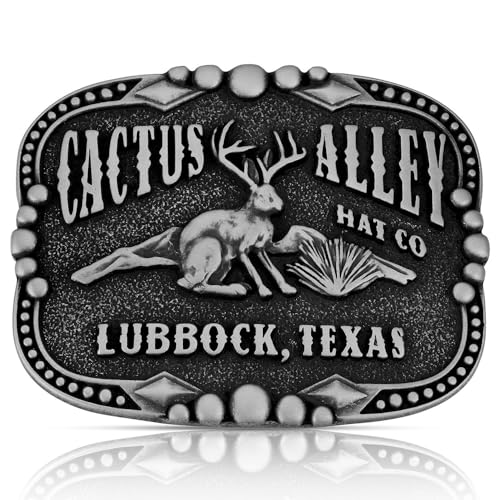 Image of Montana Silversmiths Officially Licensed Cactus Alley Hat Co. Western Lifestyle Belt Buckle