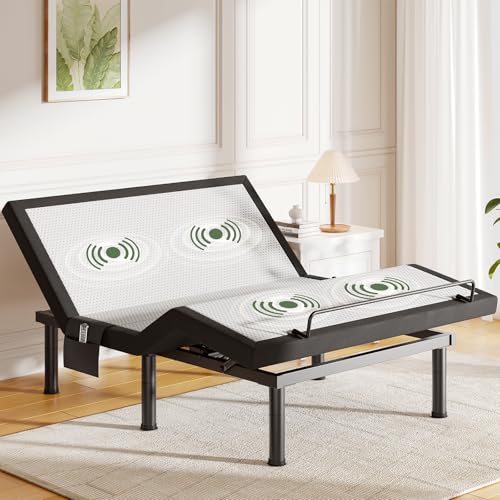 DOMIA Queen Adjustable Bed Frame with Massage & Wireless Remote...