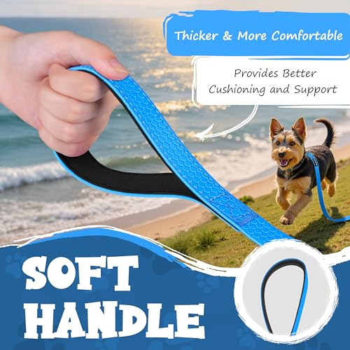Wasserdicht Schleppleine für Hunde, 3m 5m 7m 10m 15m 20m 25m 30m Biothane Schleppleine mit Robusterem Karabiner, Wasserfest Hundeleine, Laufleine für Große bis Kleine Hunde, Reißfeste Trainingsleine
