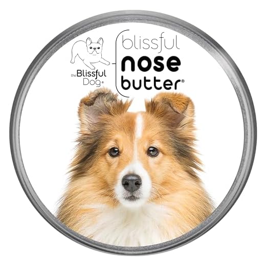 The Blissful Dog Shetland Sheepdog Nose Butter for Dry, Cracked Skin, Lick-Safe Dog Nose Balm with Moisturizing Shea Butter, Almond, Olive, and Essential Oils, Pet Supplies, Uncented, 1 oz.