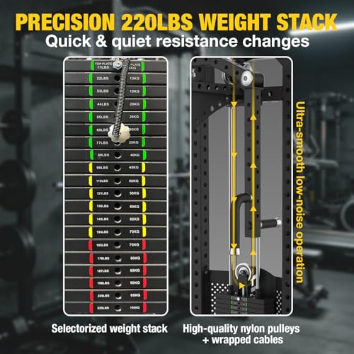 Image of PEC Deck Rear Delt Fly Machine - Dual Function Chest & Rear Delt Strength Trainer, Adjustable Seat & Handles for Home Gym or Commercial Use, 220 lbs Weight Stack