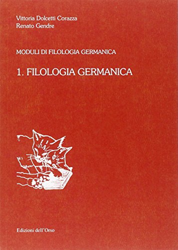 Filologia germanica: 1 Filologia germanica: 1