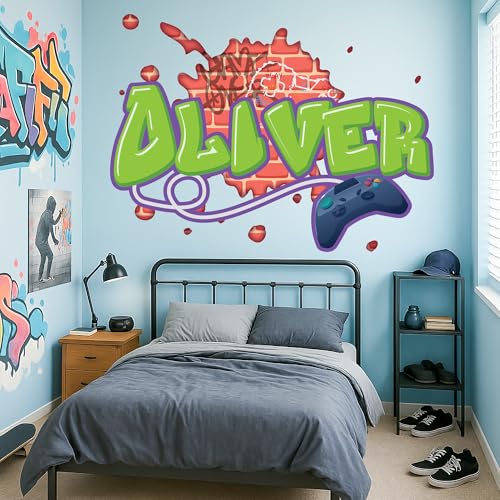 Vinilo Decorativo Personalizado Estilo Graffiti Para Pared