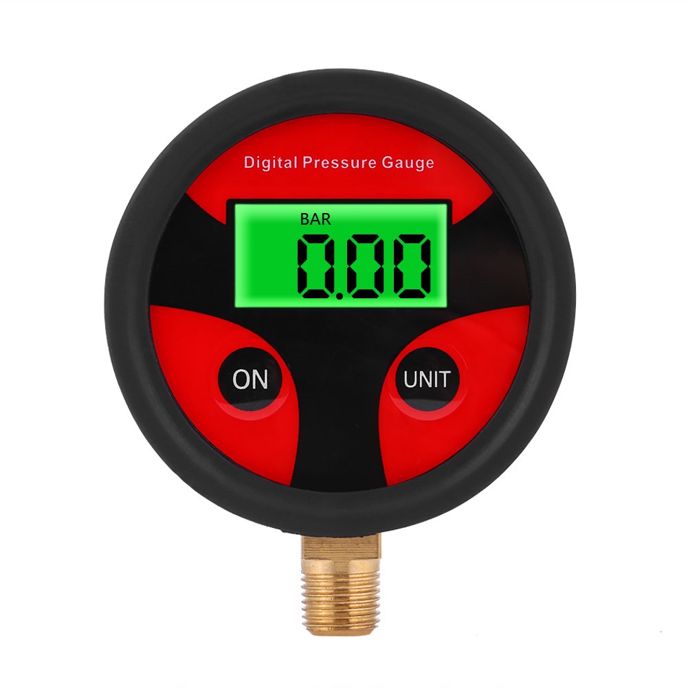 Digitale 0-200PSI Misuratore della pressione dell'aria della gomma del pneumatico con Display LCD per Pneumatici Camion Motociclo Manometro per Pneumatici ad Alta precisione