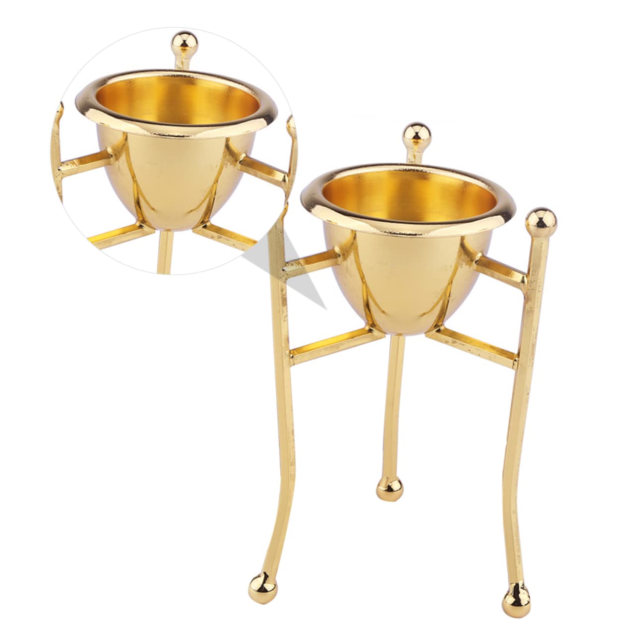 ABOOFAN 2 Pièces casier à Oeufs coquetier Oeuf céramique Plateau d'oeufs Oeufs bouillis cuivre