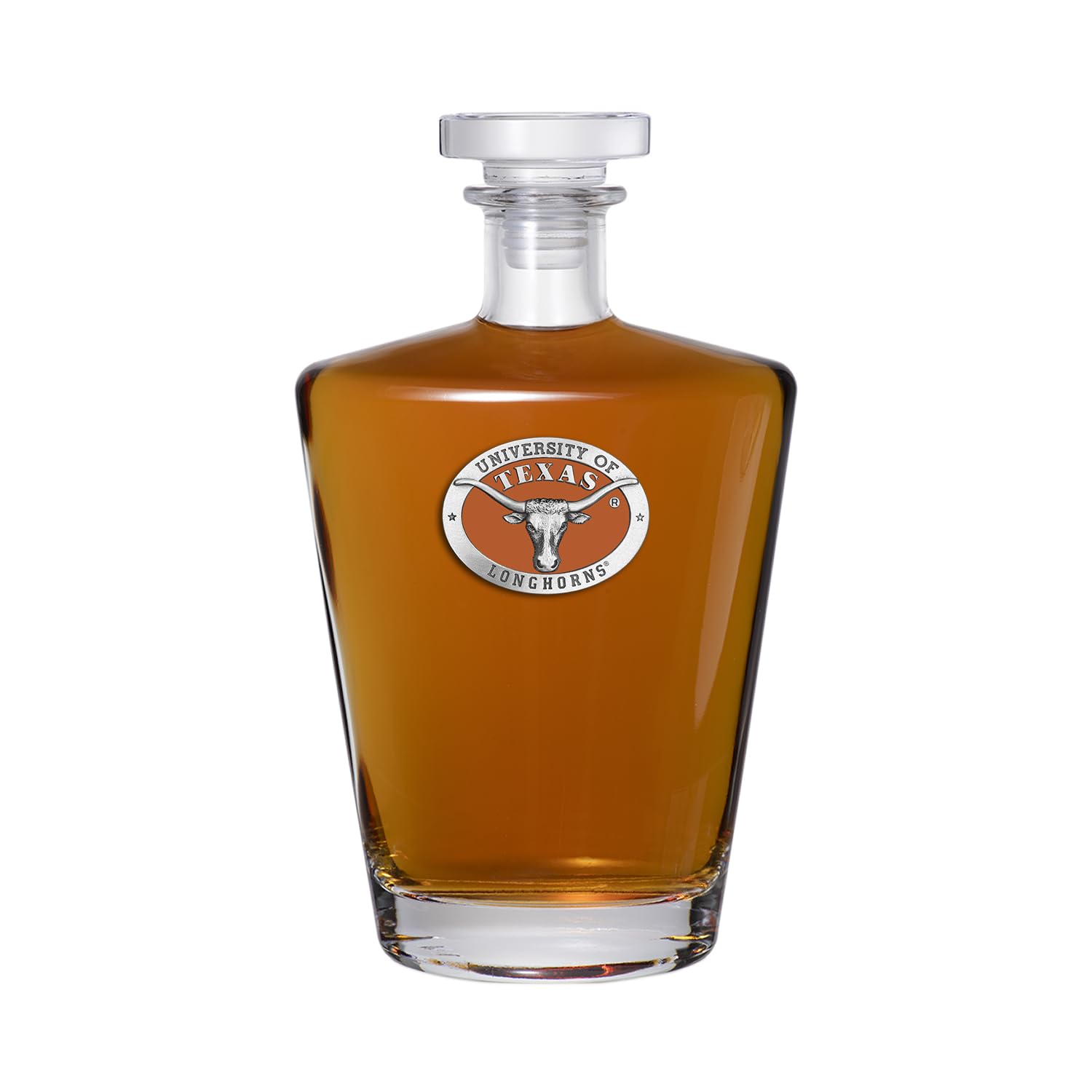 Heritage Pewter Texas Royal Decanter | 30 OZ Liquor Pourer | Expertly Crafted Pewter Glass