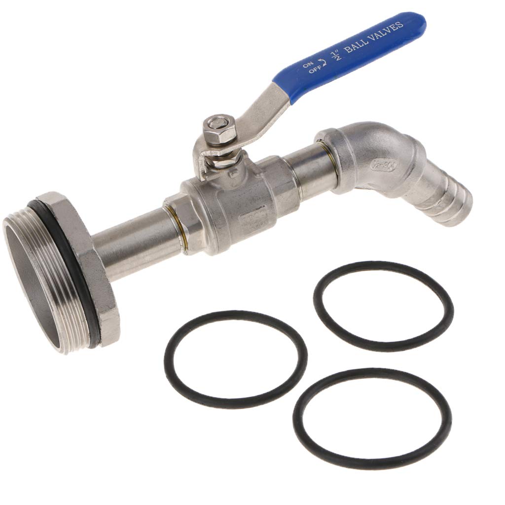 Suammiitstrieadea 200L Drum Valve 200 Litre Oil Barrel Valve Feeder Valve Faucet 20Mm
