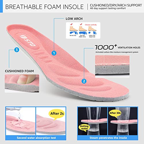 STQ Vrouwen Trainers Casual Veterschoenen Road Running Sneakers - Image 6