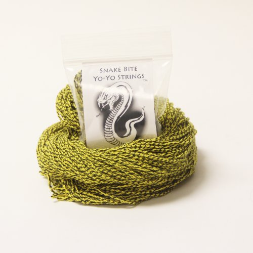 Snake Bite Yo-Yo Strings - 100% Cotton Strings - Snake Bite-Yellow Jacket- 100 Pack