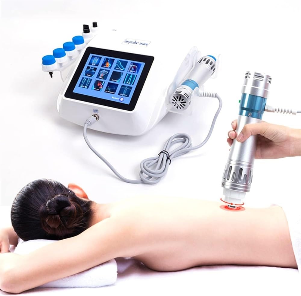 Macchina professionale for terapia ad onde d'urto ED, dispositivo for massaggio muscolare dei tessuti profondi, macchina for onde d'urto extracorporee ED, disfunzione rapida tramite massaggiatore dei