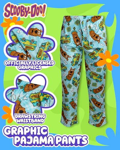 Mens Pajama Pants - Scooby-Doo Pajama Pants Men Sleep PJ Mens Lounge Pant with Pockets PJs Sleepwear (S-XL)2