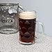 Lily's Home Heavy Duty Oktoberfest Style Dimpled Glass Beer Stein, Great for Restaurants, Beer Gardens and Parties, Ideal Father's Day Gift, Mass Krug Size (1 Liter Capacity, Single Stein)