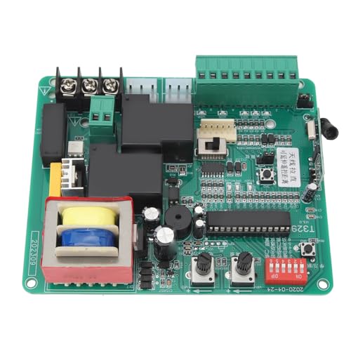 Carte de Commande pour Moteur de Portail Coulissant, Carte de Commande Universelle pour Ouvre-porte Coulissante Circuit électronique Principal de Remplacement...