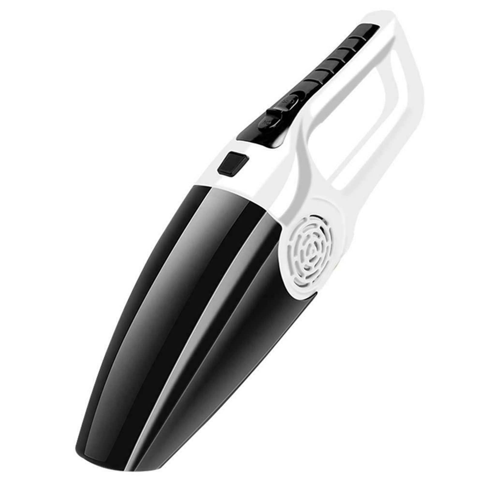 Aspirateur puissant auto blanc compact pour un nettoyage rapide de votre habitacle