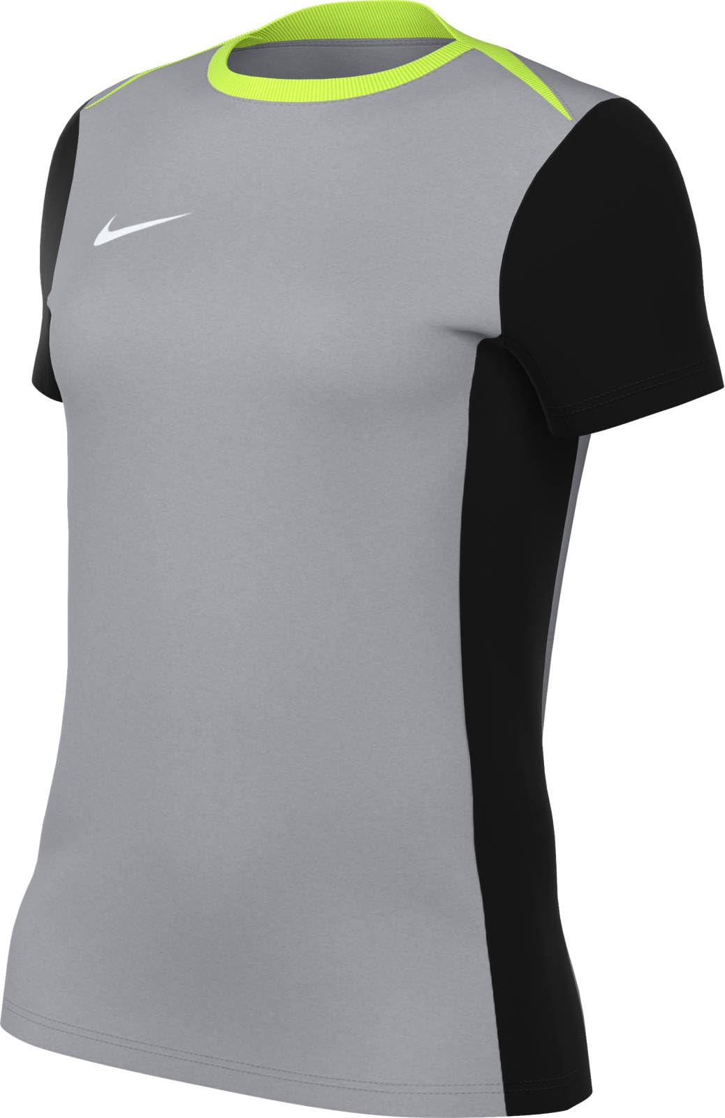 NIKE FD7594-013 Nike Dri-FIT Academy Pro 24 SS Top K Sweatshirt Women's WOLF GREY/VOLT/BLACK/BLACK Size XL